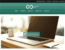 Tablet Screenshot of conducivedata.com